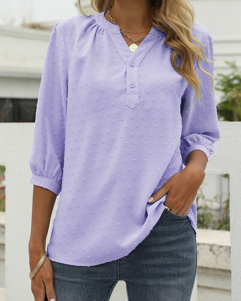 Janine | Blouse Classique Femme – Élégance Décontractée Au Quotidien