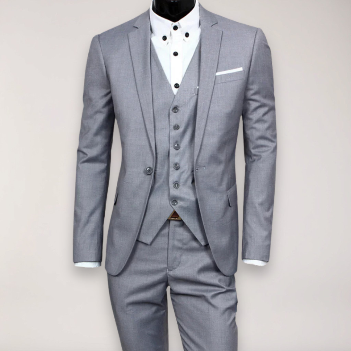 Emory | Herrenanzug Drei-Teilig Slim Fit Elegant