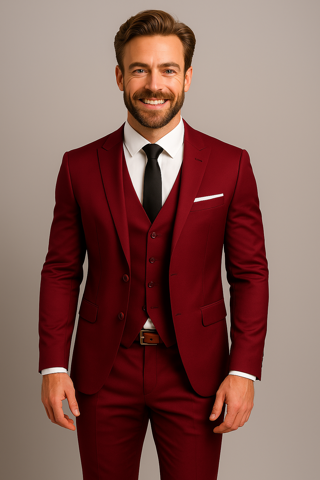 Emory | Herrenanzug Drei-Teilig Slim Fit Elegant