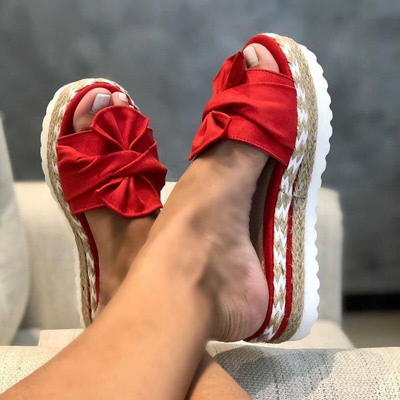 Malvina | Sandalen Met Knoop En Perfecte Steun