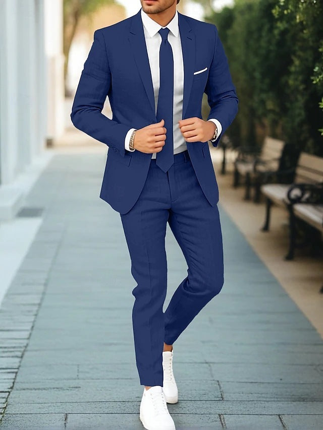 Adonis | Kostuum Twee Stukken – Elegante Allure En Zeker Lichtheid