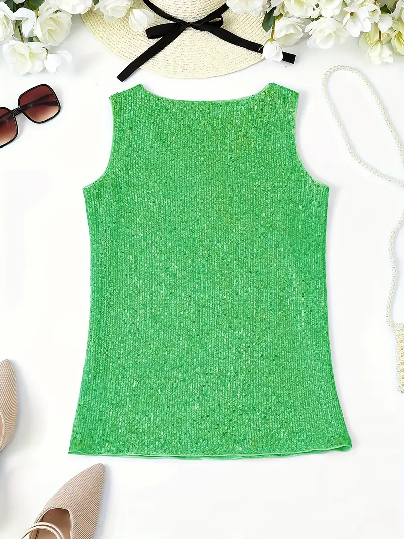Milena | Top Sleeveless with Sequins