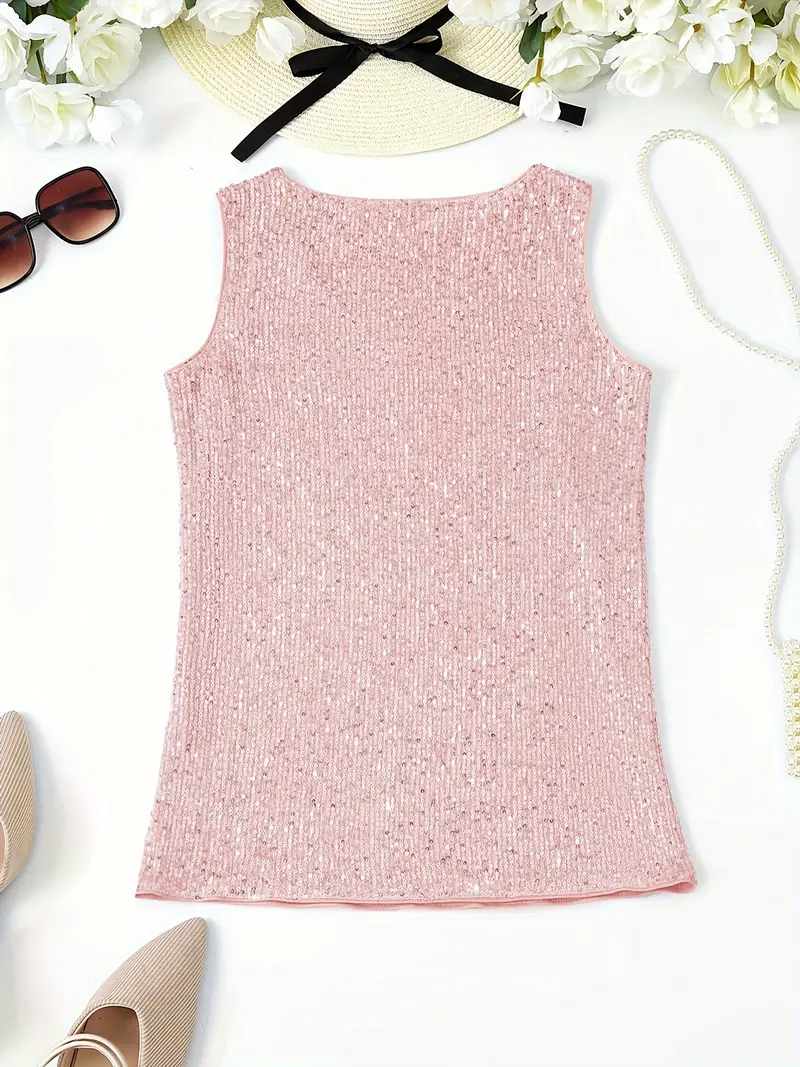Milena | Top Sleeveless with Sequins
