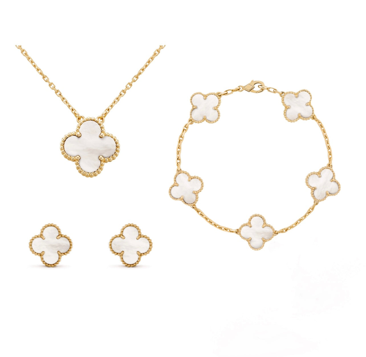 Melissa | Clover Jewelry Set – Elegance and Good Luck