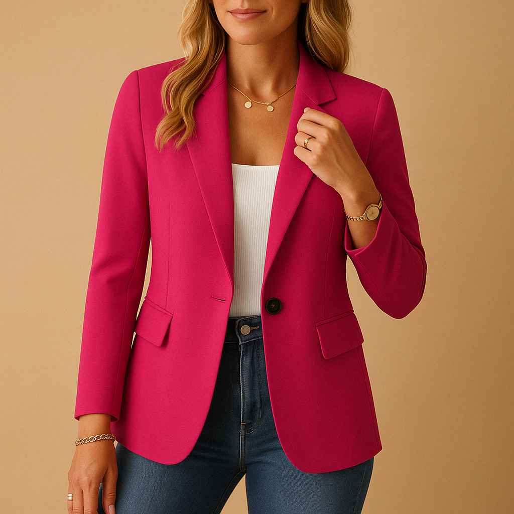 Héla | Blazer Ajusté – Style Minimaliste Et Élégance Assurée