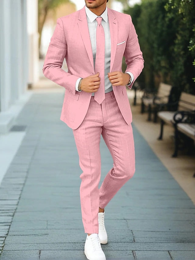 Adonis | Kostuum Twee Stukken – Elegante Allure En Zeker Lichtheid