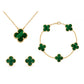 Melissa | Clover Jewelry Set – Elegance and Good Luck 