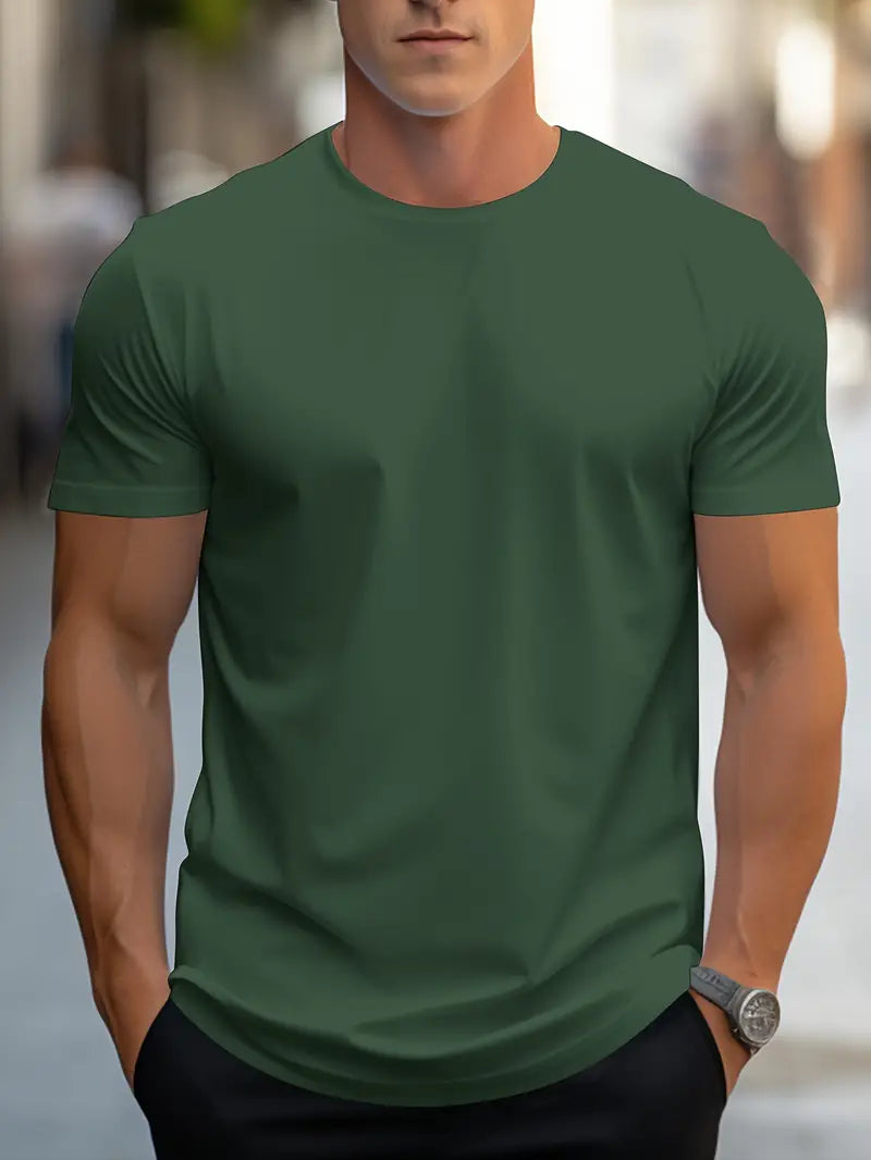 Ewen | フィットTシャツ ラウンドネック 半袖 