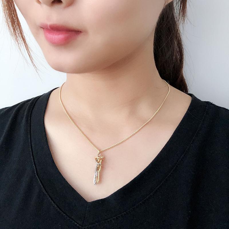 Lilou | Colier Siluete Împletite Minimalist 