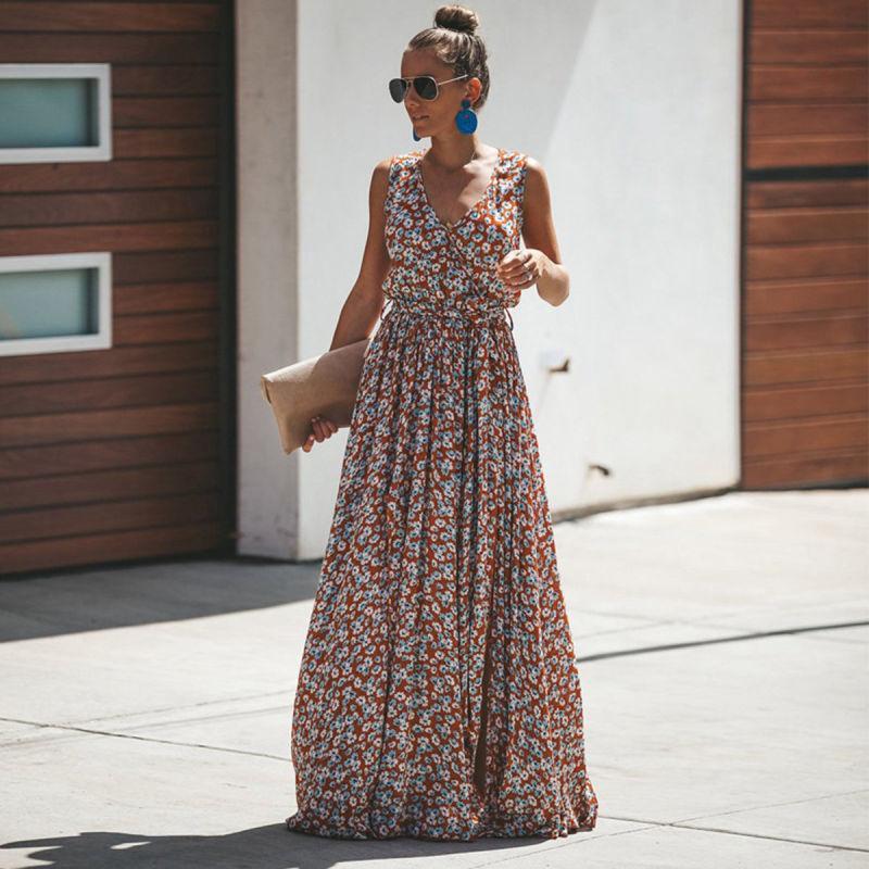 Kenzaa | Lange Boho-Kleid – Schlanke Silhouette und garantierte Entspannung 