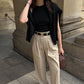 Géraldine | Elegant Belt – Golden Buckle For A Refined Touch 