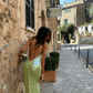 Cendrine | Long Shimmering Dress – Thin Straps And Chic Style 