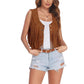 Eva | Veste Courte Sans Manches – Look Western Et Tendance