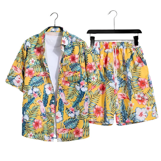 Alexandre | Ensemble Estival Pour Hommes Chemise Et Short