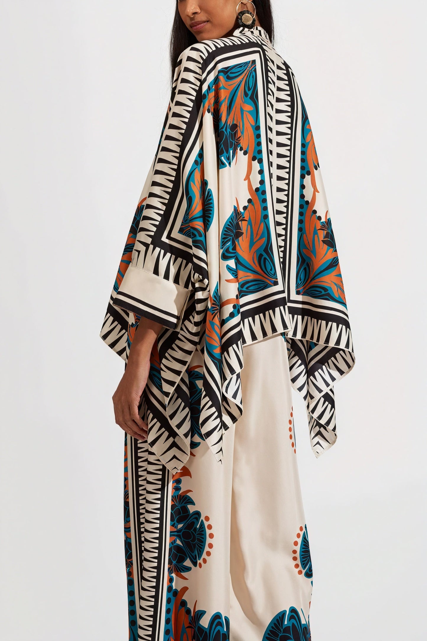 Inaya | Kimono Set – Bohemian Print and Wide Pants 