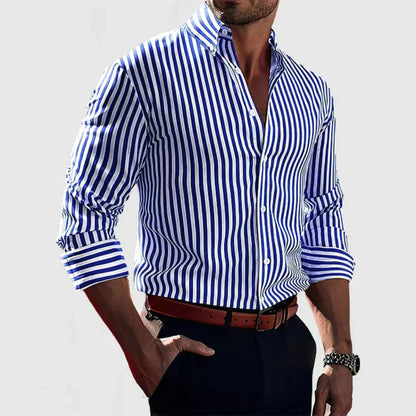 Sylvestre | Camicia Uomo a Righe – Stile Classico e Moderno 