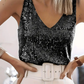 Milena | Top Sleeveless with Sequins 