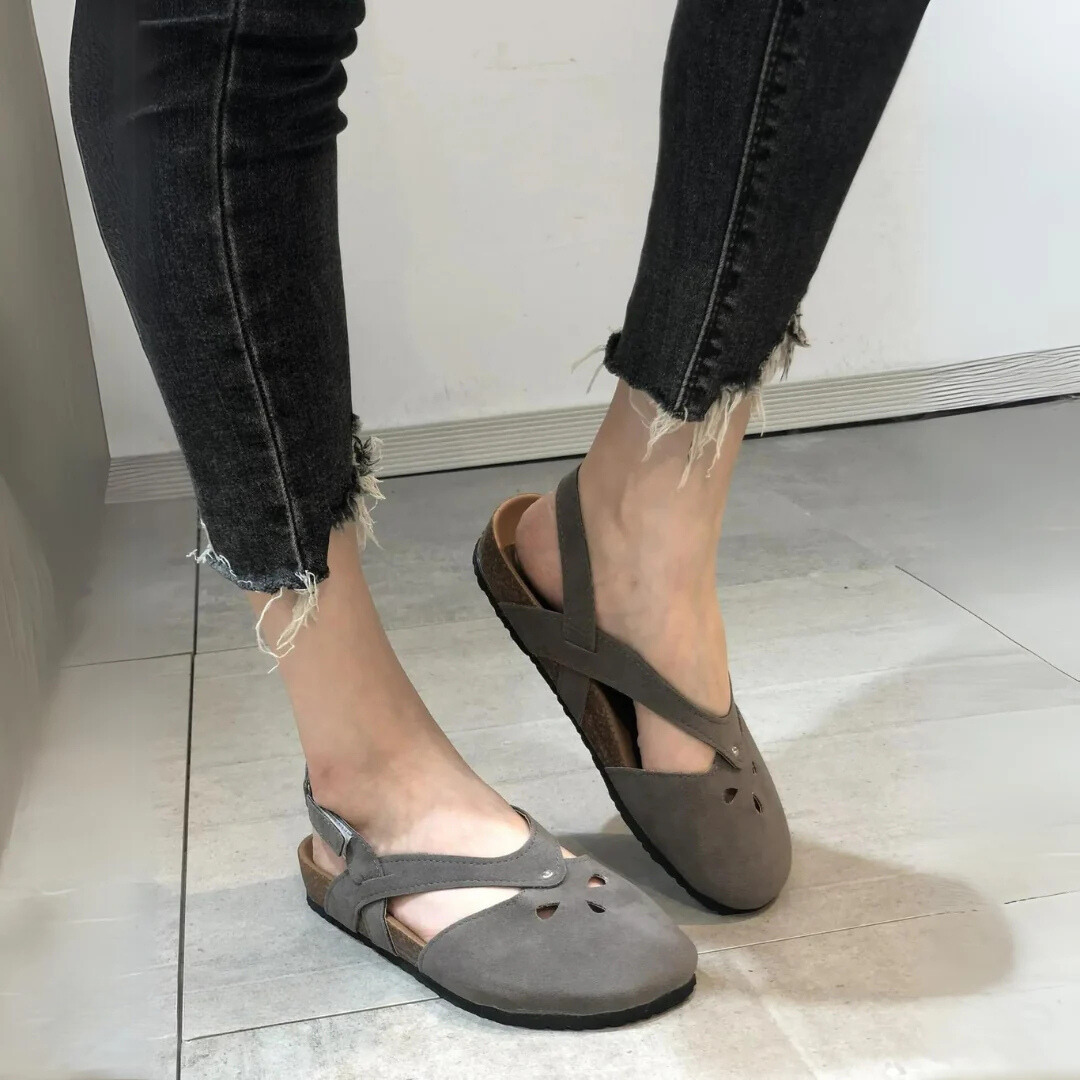 Albertine | Eleganta Sandaler – Stängd Tå Och Säkert Justering 