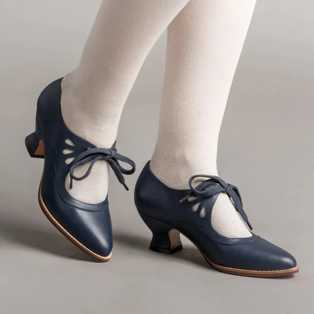 Margaux | Schoenen met een Lage Hak – Vintage Touch voor een Unieke Look 
