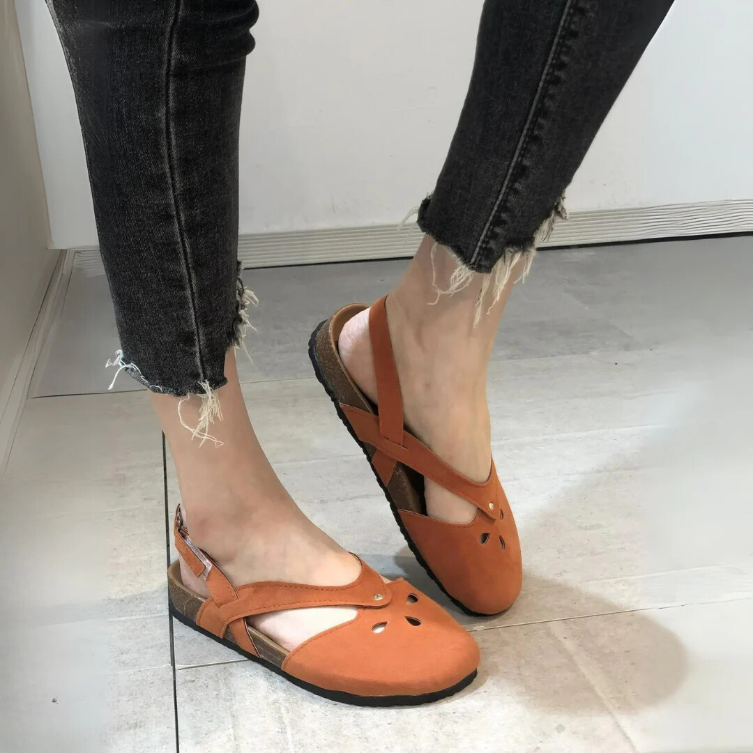 Albertine | Eleganta Sandaler – Stängd Tå Och Säkert Justering 