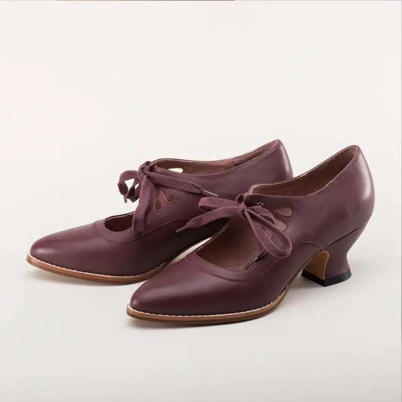 Margaux | Schoenen met een Lage Hak – Vintage Touch voor een Unieke Look 