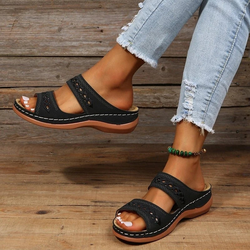 Renée | Sandaler Med To Remmer – Komfort Og Daglig Stil 
