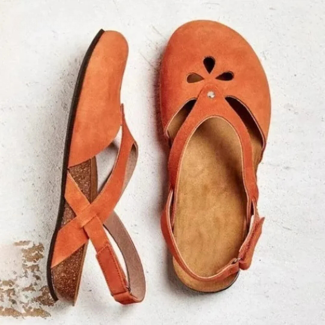 Albertine | Eleganta Sandaler – Stängd Tå Och Säkert Justering 