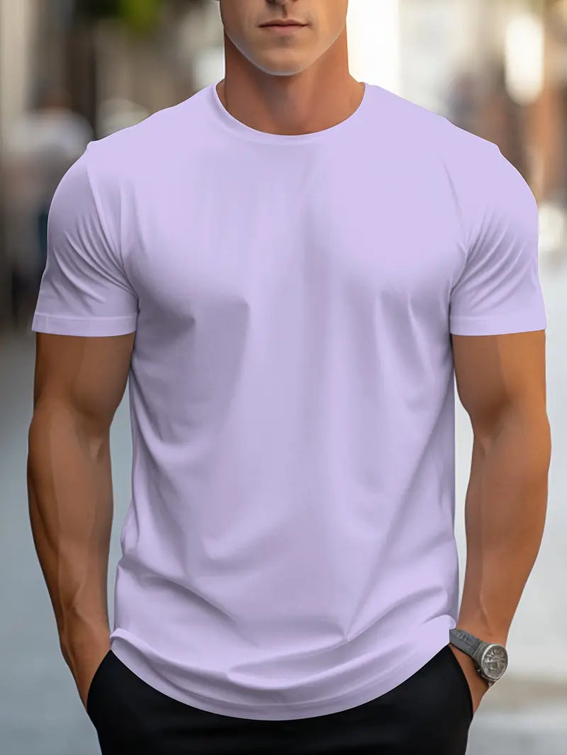 Ewen | フィットTシャツ ラウンドネック 半袖 