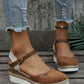 Lucie | Espadrilles mit Keilabsatz – Boho-Chic Look 