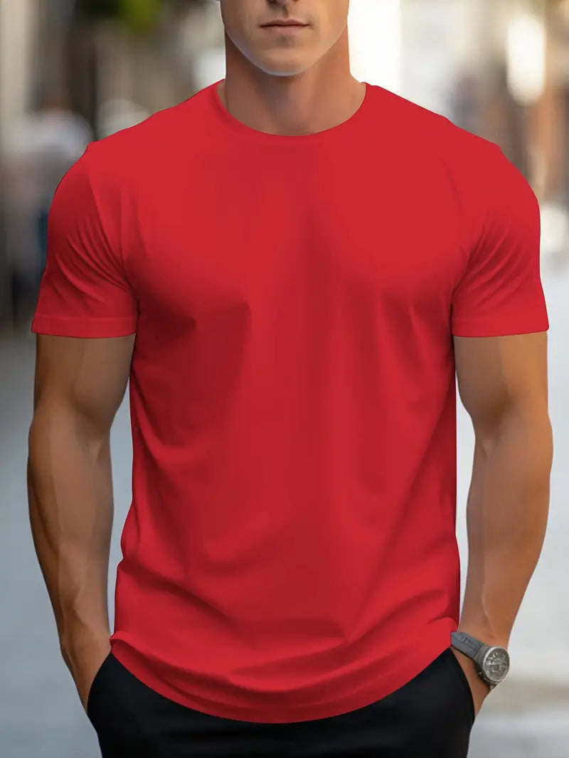 Ewen | フィットTシャツ ラウンドネック 半袖 