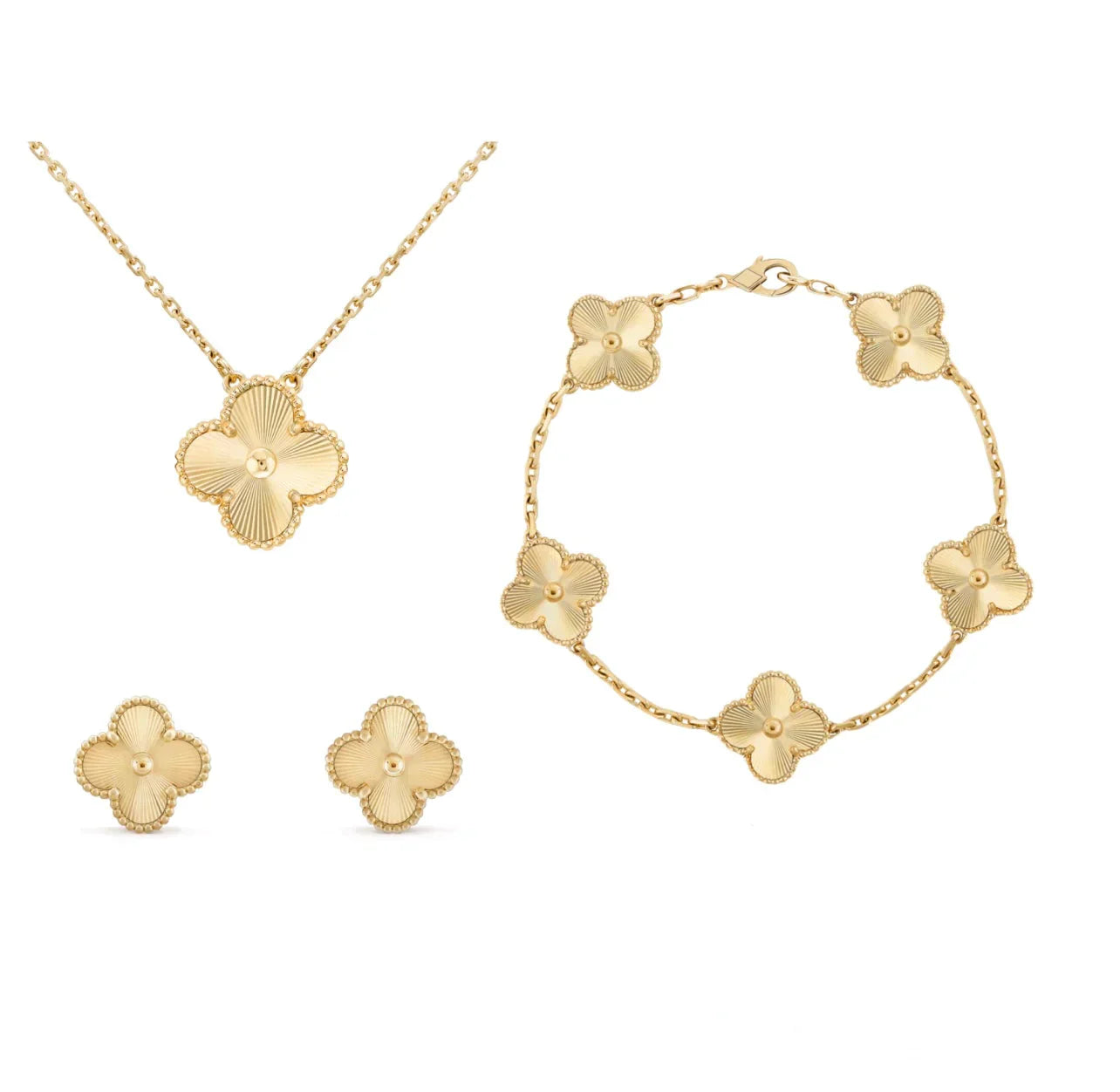 Melissa | Clover Jewelry Set – Elegance and Good Luck 