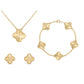 Melissa | Clover Jewelry Set – Elegance and Good Luck 