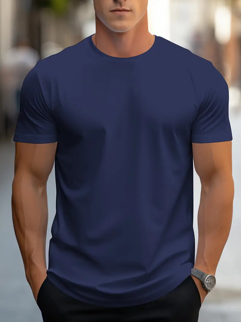 Ewen | フィットTシャツ ラウンドネック 半袖 
