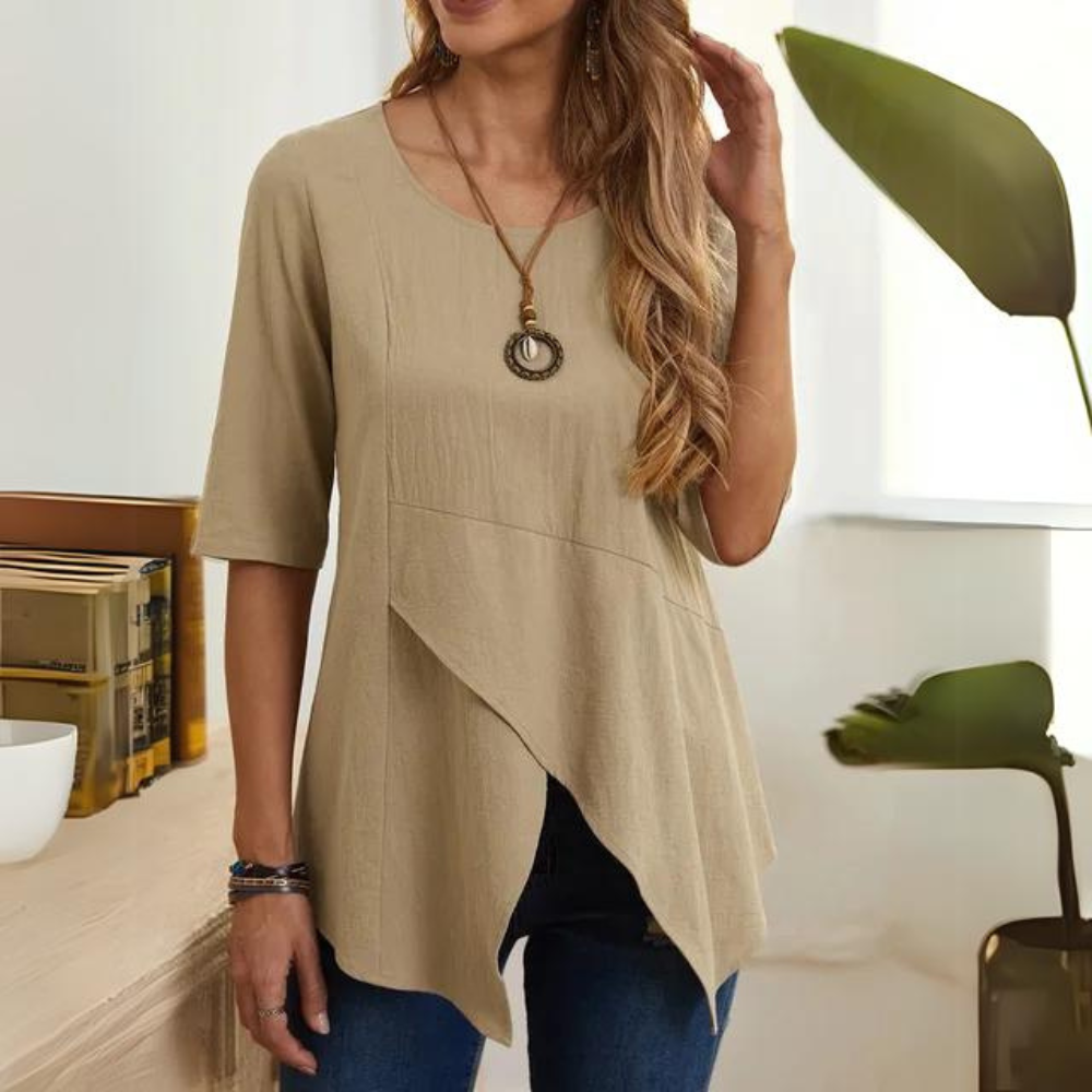 Flore | Blusa Asimmetrica – Eleganza e Modernità 
