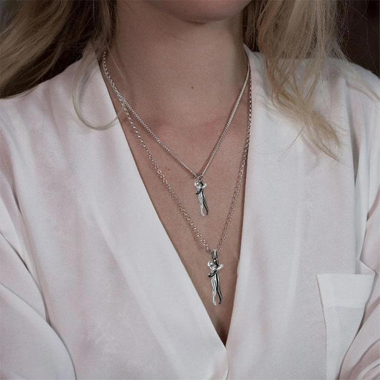 Lilou | Colier Siluete Împletite Minimalist 