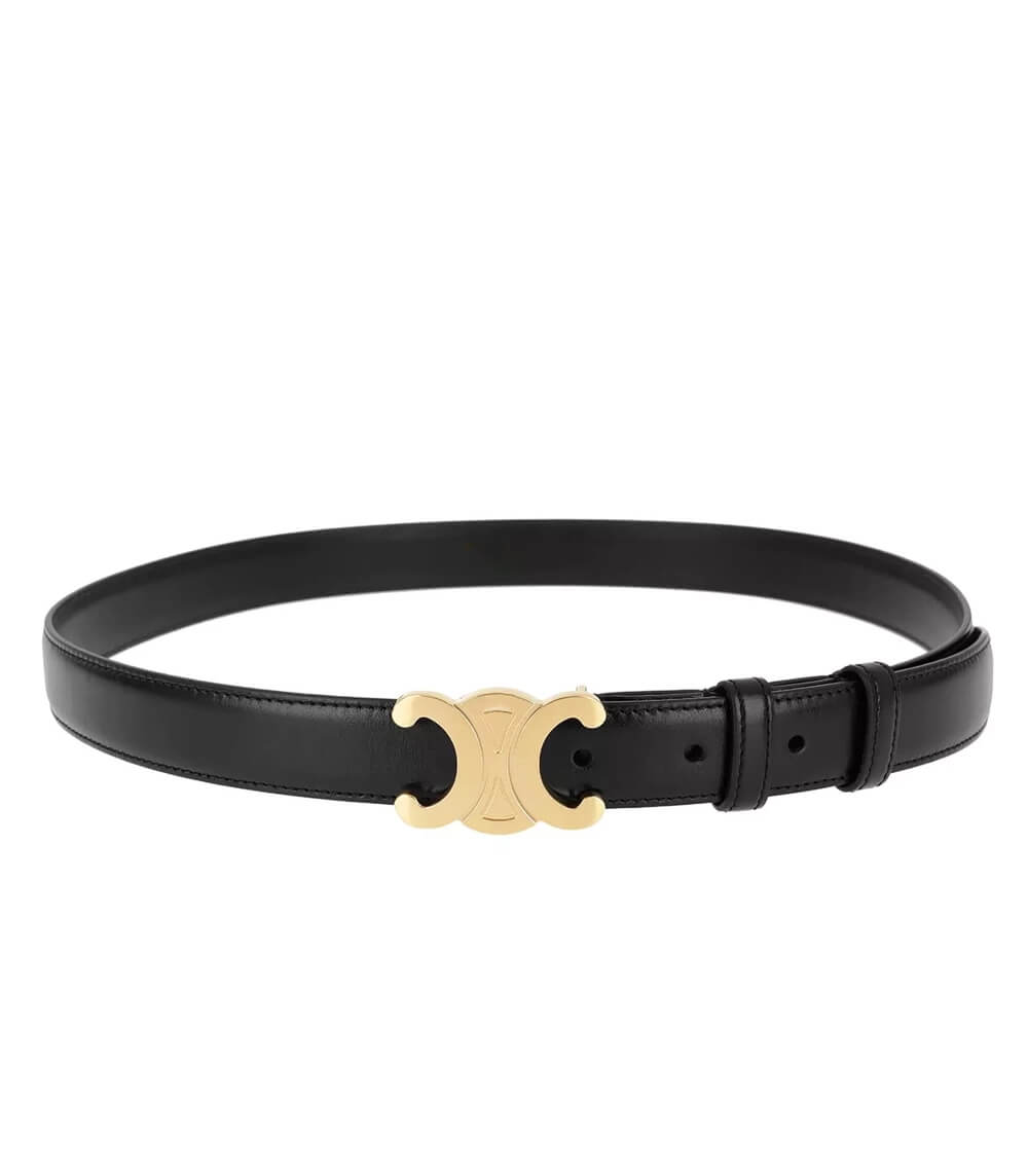 Géraldine | Elegant Belt – Golden Buckle For A Refined Touch 
